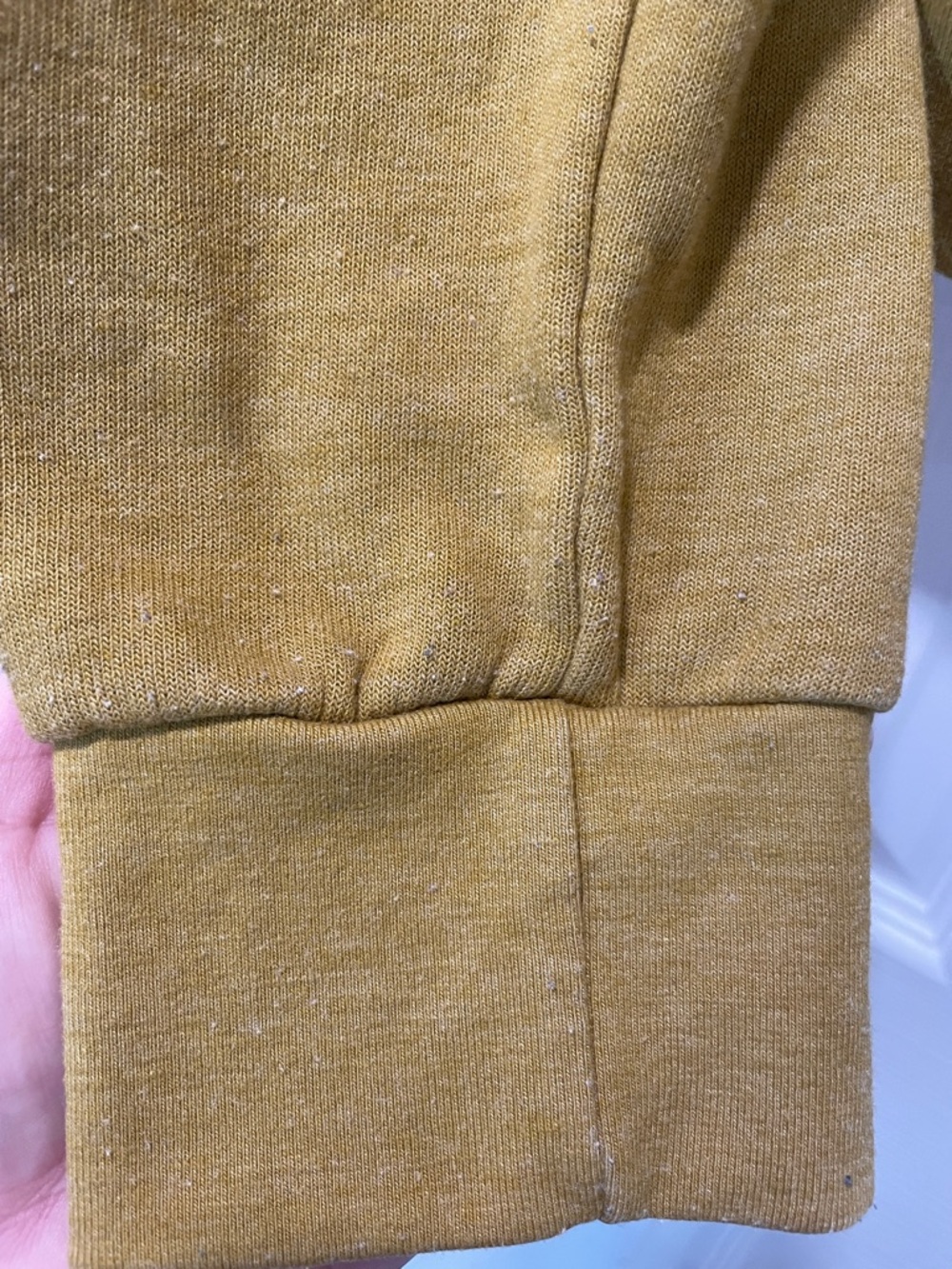 Aviator Nation Mustard Yellow Zip Hoodie with Neon Stripe Accents - Picture 12 of 12